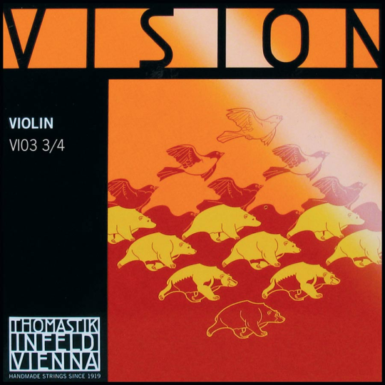 THOMASTIK Vision Cuerda-Re Violín, medio 1/2