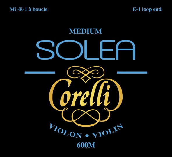 CORELLI SOLEA Violinsaiten SATZ mit E-Schlinge, medium 