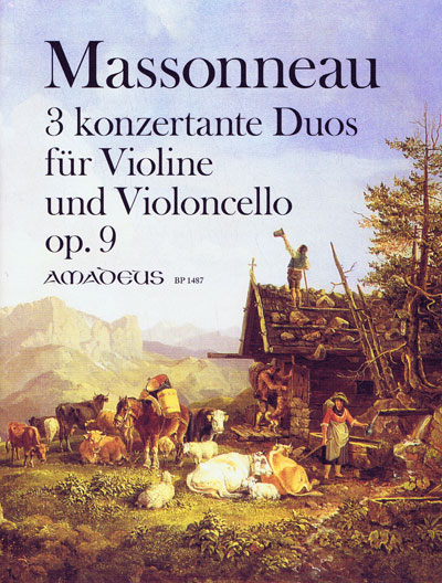 Massonneau , Drei konzertante Duos op. 9 
