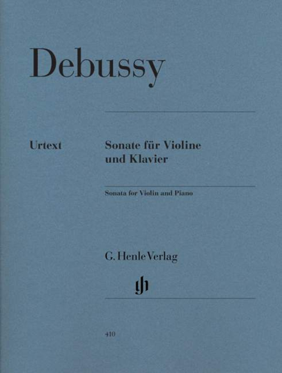 Claude Debussy Sonate für Violine und Klavier, g-moll 