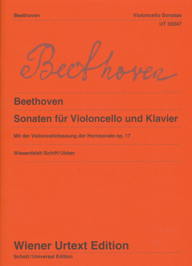 Ludwig van Beethoven Sonaten für Vlc und Klavier 