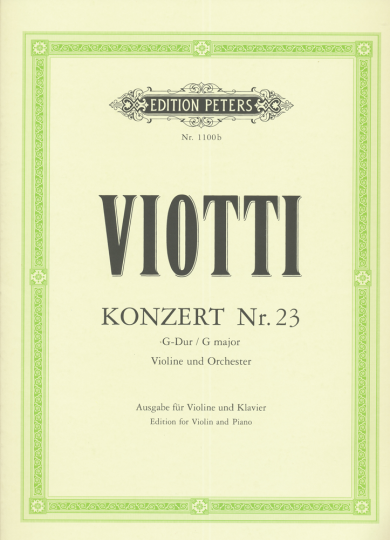 Viotti, Konzert Nr. 23, G-Dur 