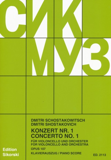 Schostakowitsch, Konzert Nr. 1, Opus 107 