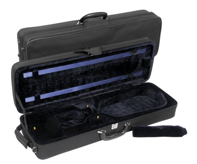 Winter Compact Estuche forma de maleta 4/4 negro / azúl