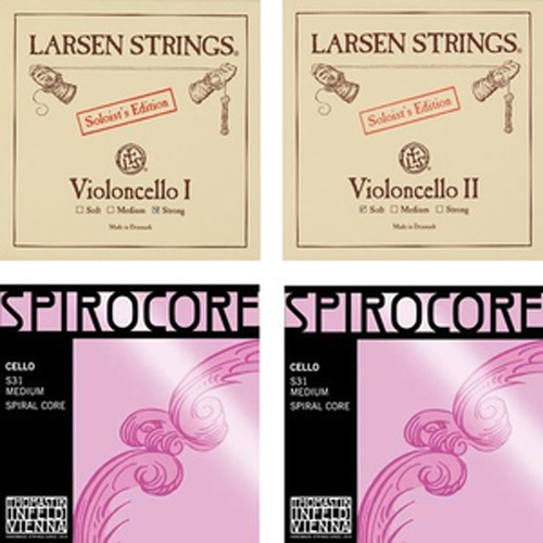 Larsen Soloist / Thomastik Spirocore juego Chelocuerdas strong